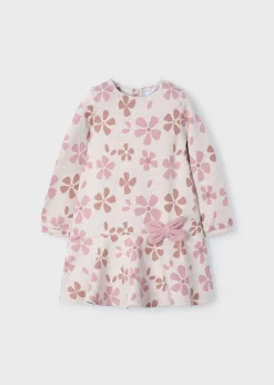 Vestito jacquard fiori bambina^Mayoral Fashion