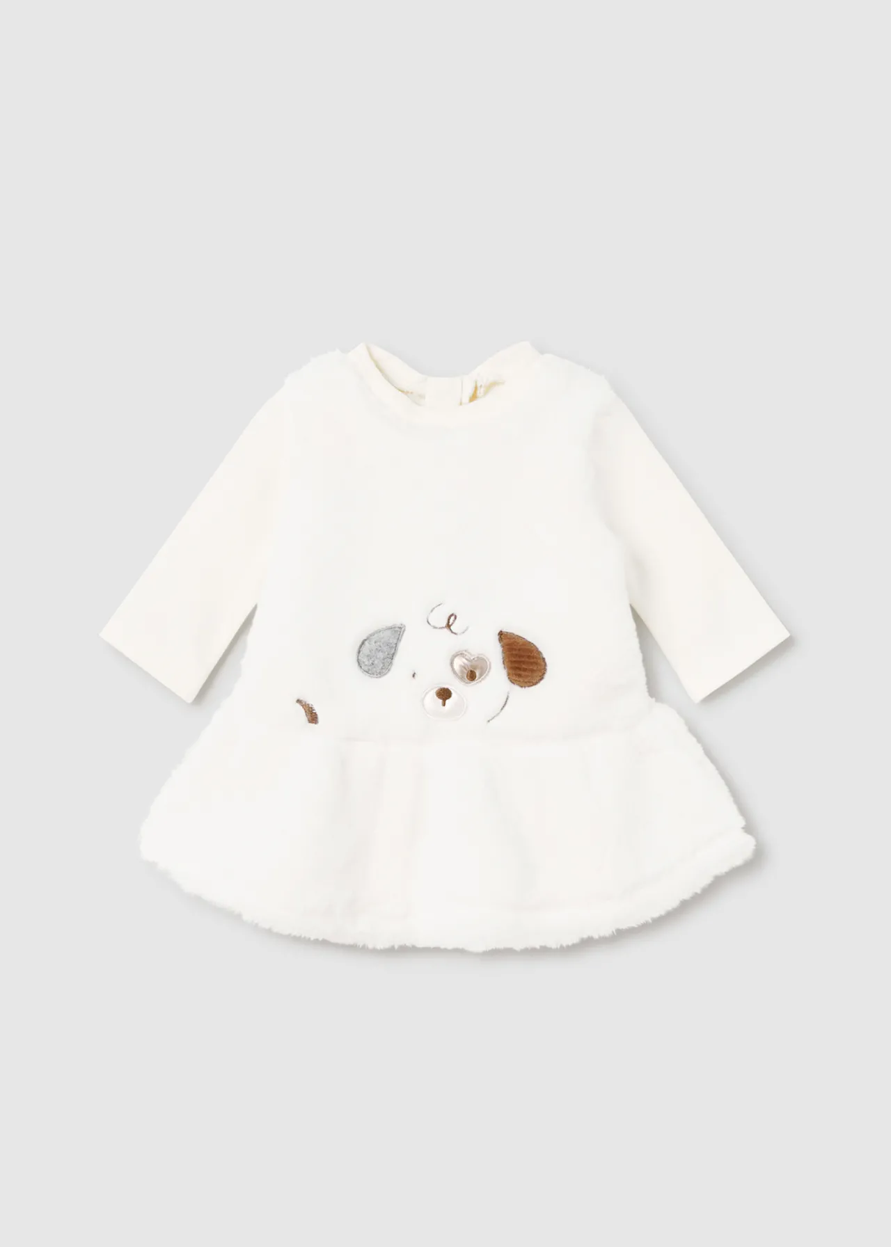 Vestito pellicciotto con fascia neonata^Mayoral Clearance
