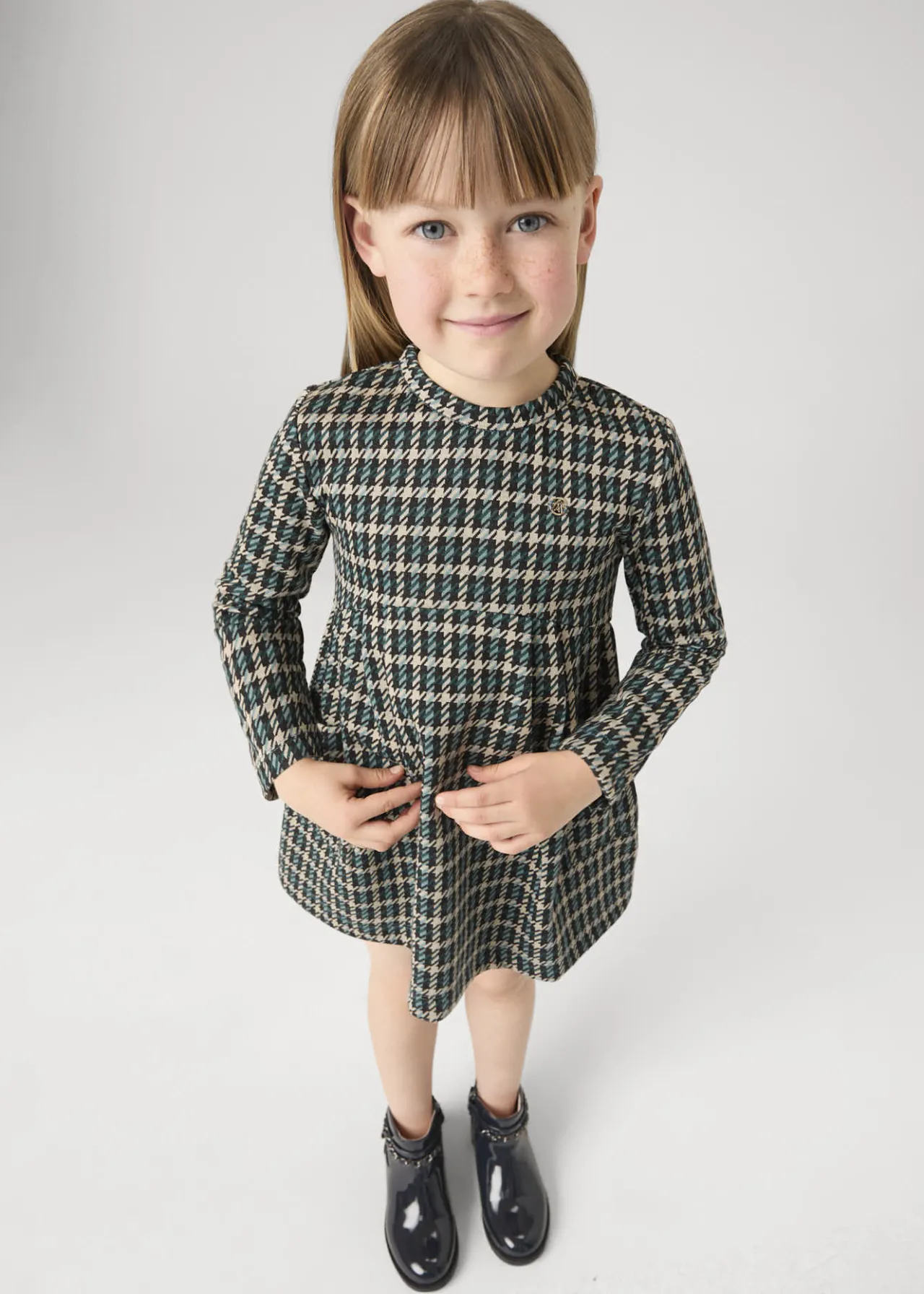 Vestito pied de poule bambina^Mayoral Sale