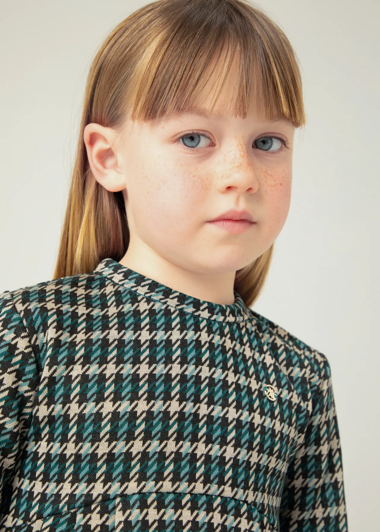Vestito pied de poule bambina^Mayoral Sale