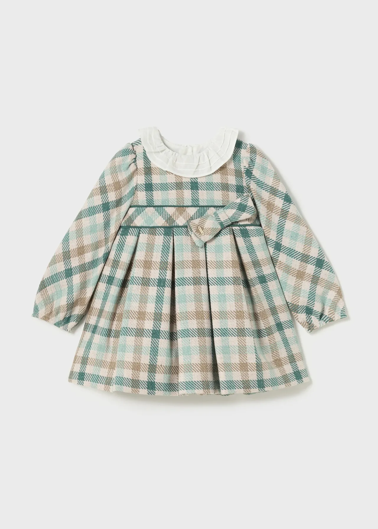 Vestito quadri colletto volant neonata^Mayoral Sale