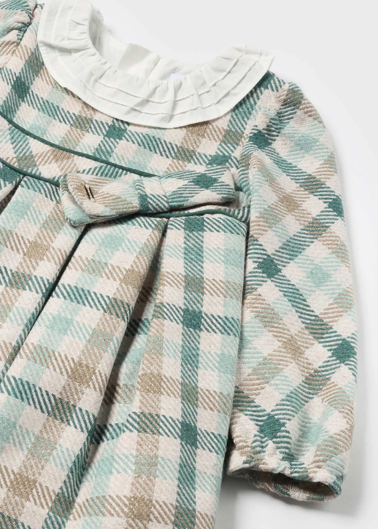 Vestito quadri colletto volant neonata^Mayoral Sale