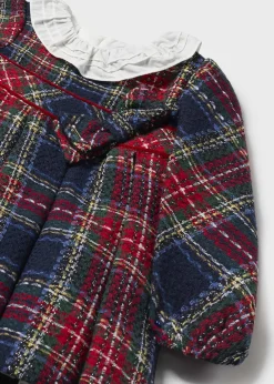 Vestito quadri colletto volant neonata^Mayoral Outlet