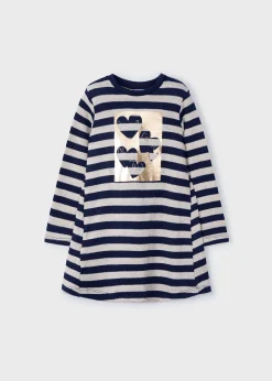 Vestito righe bambina^Mayoral Hot