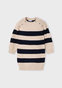 Vestito righe maglia bambina^Mayoral Fashion