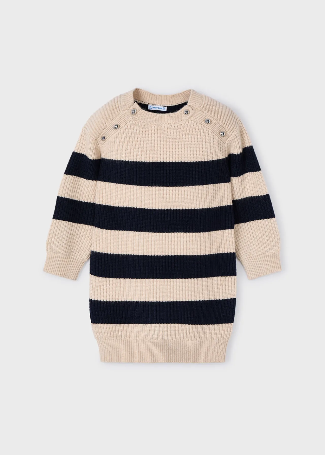 Vestito righe maglia bambina^Mayoral Fashion