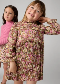 Vestito stampato chiffon plissettata bambina^Mayoral Best