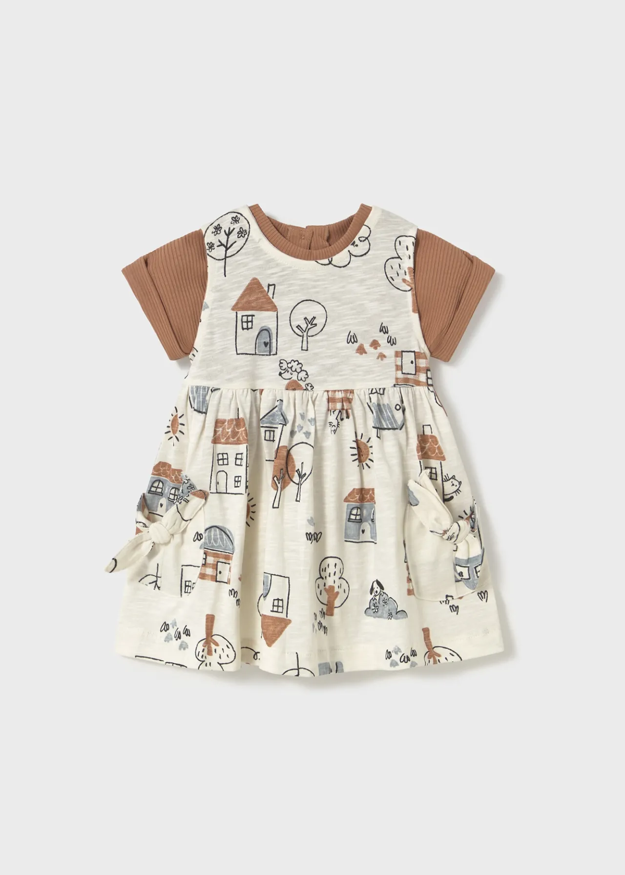 Vestito stampato con top neonata^Mayoral Best Sale