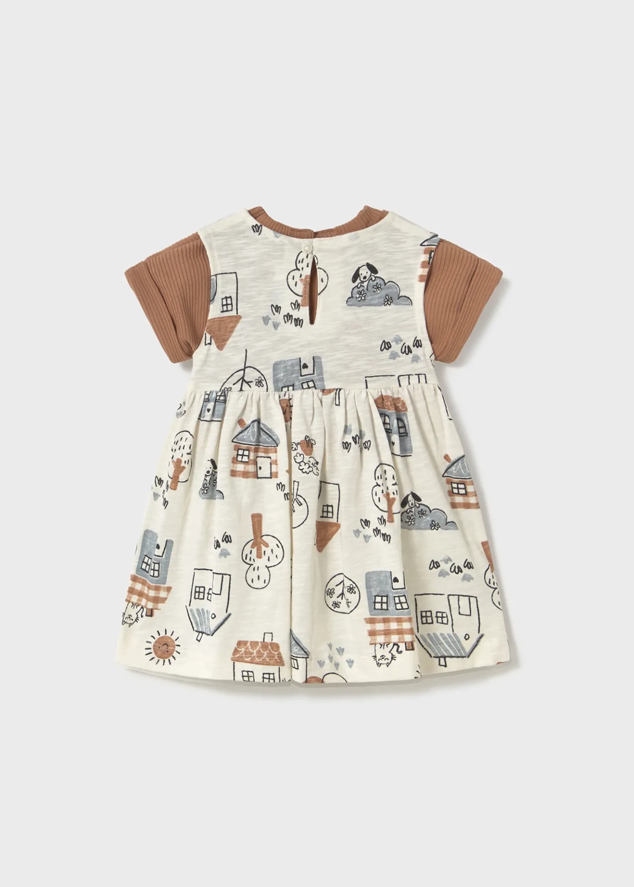Vestito stampato con top neonata^Mayoral Best Sale