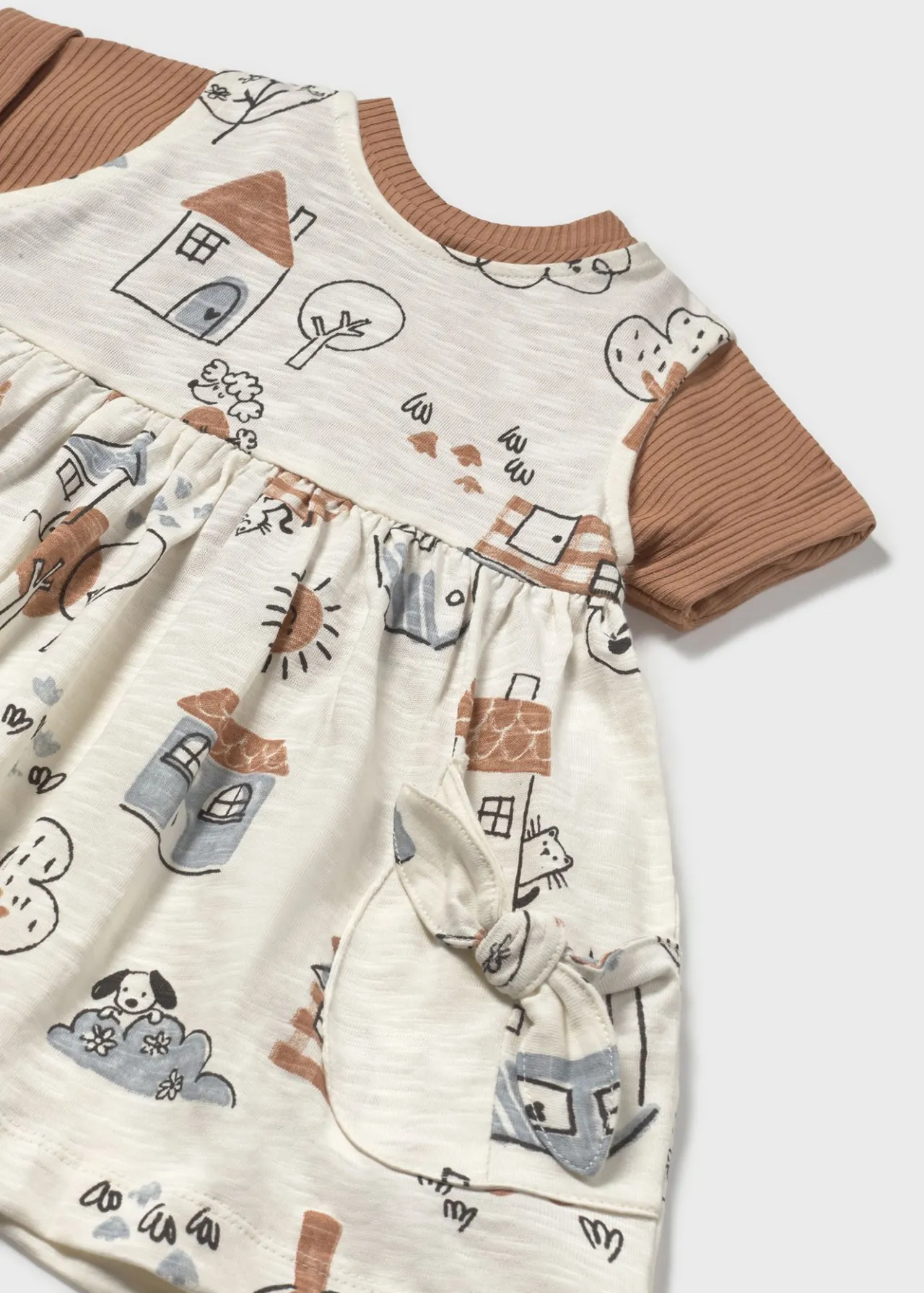 Vestito stampato con top neonata^Mayoral Best Sale