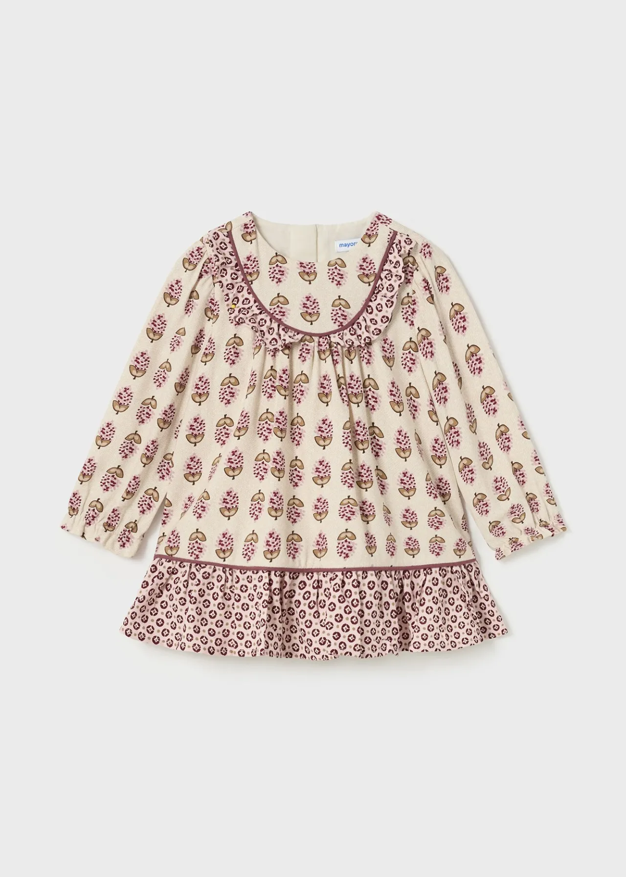 Vestito stampato viyella neonata^Mayoral Fashion