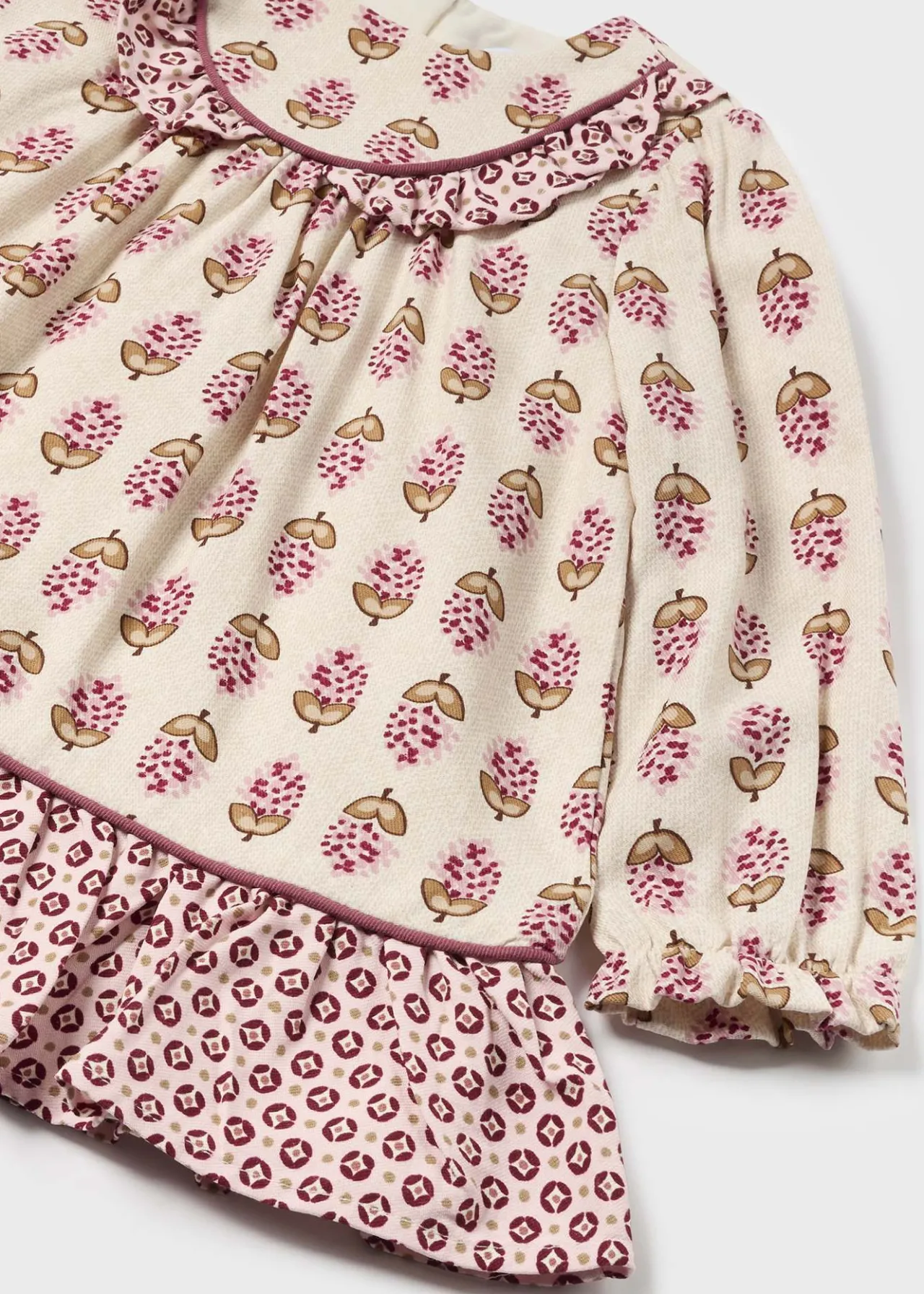 Vestito stampato viyella neonata^Mayoral Fashion