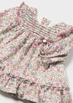 Vestito stampato volant neonata^Mayoral Fashion