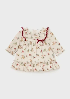 Vestito stampato volant neonata^Mayoral Hot