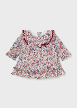 Vestito stampato volant neonata^Mayoral Cheap