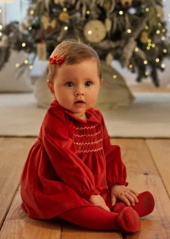 Vestito velluto neonata^Mayoral Shop